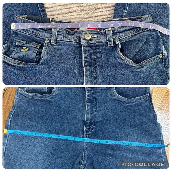 VTG Gloria Vanderbilt size 12 RUNS SMALL medium wash blue jeans mom jeans - Picture 12 of 12
